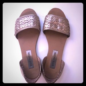 Gold Steve Madden Sandals